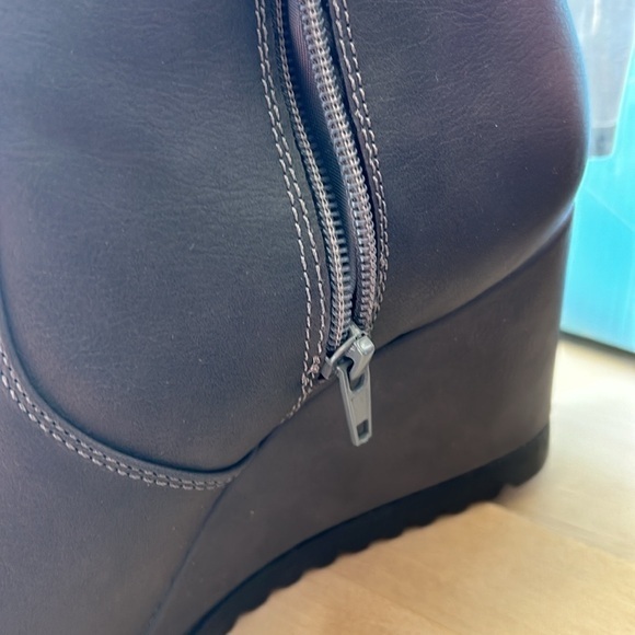 Khombu ankle‎ booties Daisy gray Womens size 10 - Picture 5 of 6